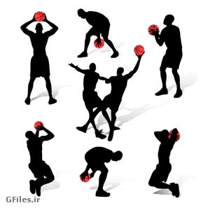 وکتور حرکات بسکتبالیست