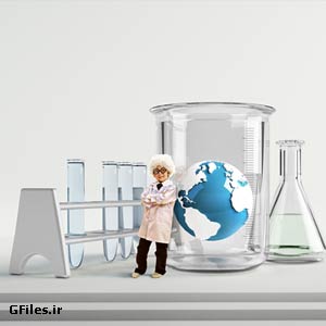 فایل لایه باز شیمیدان کوچک
