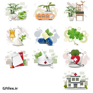 آیکونهای سه بعدی پزشکی