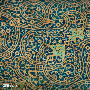 دانلود عکس کاشیکاری و نقوش اسلامی مسجد