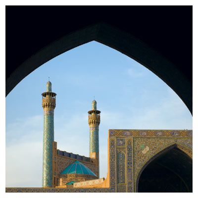 عکس با کیفیت نمای زیبای مسجد امام اصفهان (میدان نقش جهان)