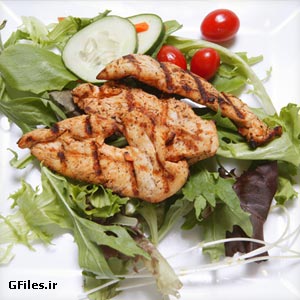 مرغ و سبزیجات