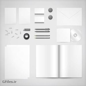 فایل psd پیش نمایش ست اداری