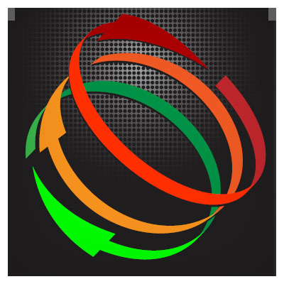 دانلود وکتور فلش های دوار (Arrow Vector)