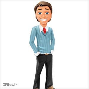 young man vector