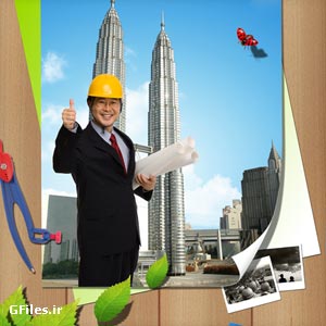 فایل لایه باز مهندسی عمران
