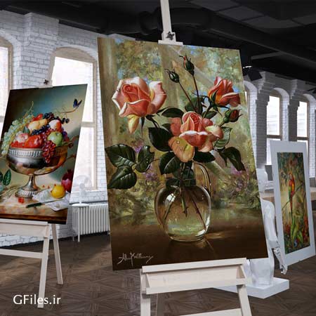 پیش نمایش بوم نقاشی
