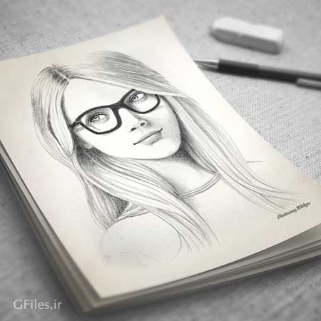 پیش نمایش طرح روی کاغذ