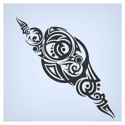 دانلود وکتور Tribal decoration tattoo