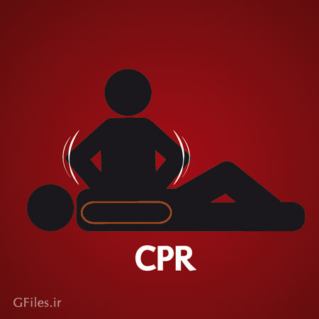 دانلود رایگان وکتور با موضوع احیای قلب (CPR)
