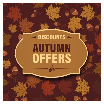 فایل لایه باز بنر وکتوری آف ویژه پاییز (autumn off)