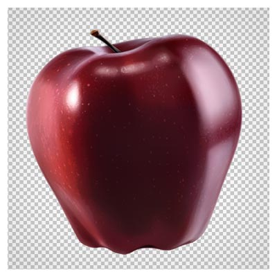 فایل png و با کیفیت سیب قرمز (Red Apple PNG Clipart Picture)