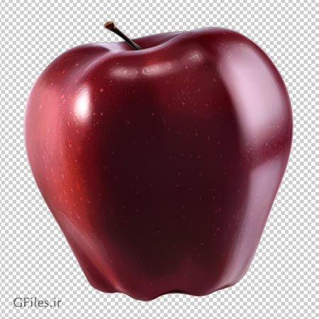 فایل png و با کیفیت سیب قرمز (Red Apple PNG Clipart Picture)