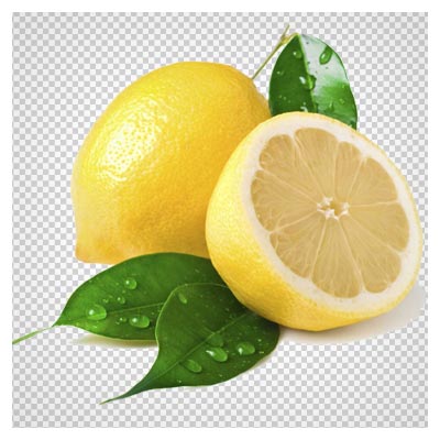لیموهای ترش با فرمت png و دوربری شده