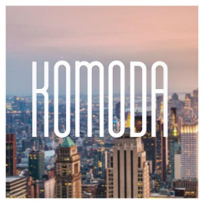 فونت انگلیسی Komoda (رایگان)