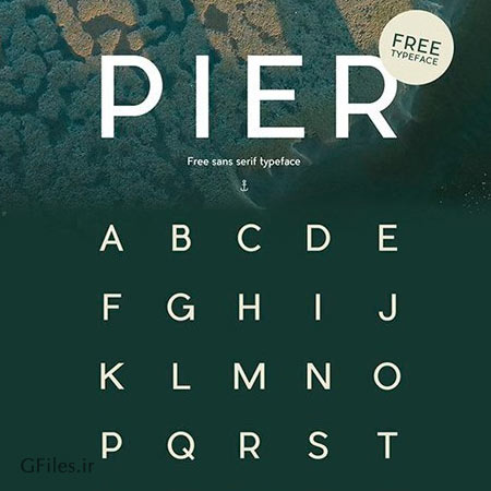 فونت کلاسیک و رایگان pier در چهار استایل مختلف