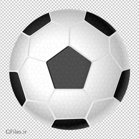 فایل دوربری شده توپ فوتبال با کیفیت بالا