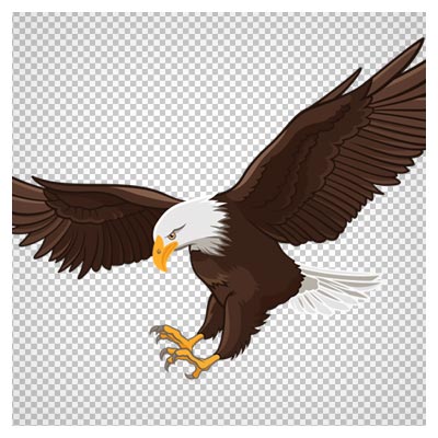 فایل رایگان بدون پس زمینه عقاب با فرمت PNG
