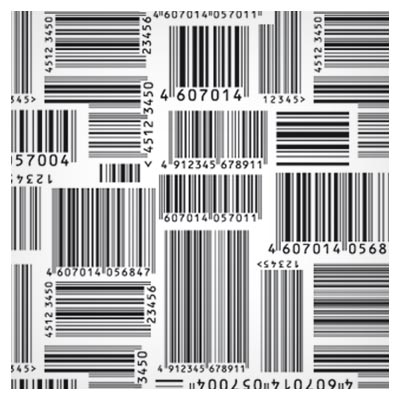 مجموعه وکتور بارکدهای لایه باز (بارکدهای میله ای)(Barcode Design Elements Vector set)