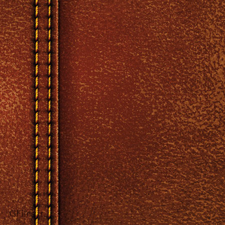 پس زمینه چرمین قهوه ای با فرمت وکتور (Brown Leather Background Vector)