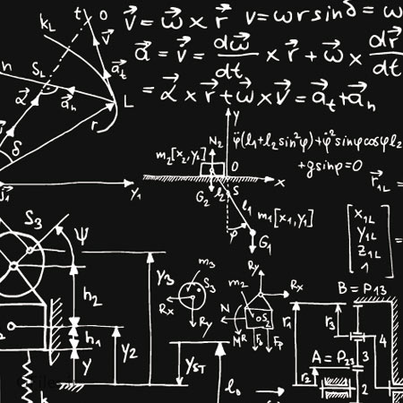 وکتور پس زمینه فرمول های ریاضی و فیزیک در زمینه مشکی (Chemical formula Handwritten edition vector)