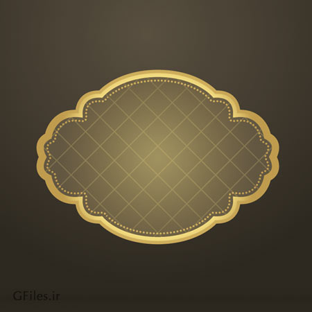 فریم طلایی (قاب با حاشیه های طلایی) با فرمت وکتور (Vector Frame Gold Vectors)