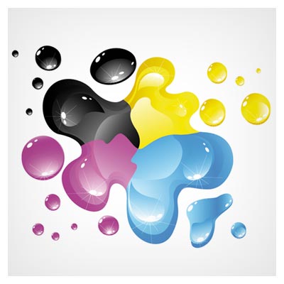 وکتور رنگهای CMYK (رنگ های استاندارد چاپ)(Vector cmyk color background free vector download)