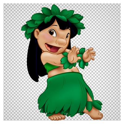 کاراکتر کارتون لیلو و استیچ (Lilo and Stitch) با فرمت png