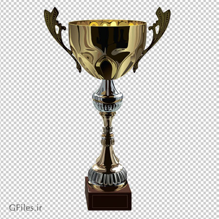 دانلود تصویر دوربری شده و فاقد بکگرند کاپ طلا به صورت فایل png با کیفیت بالا