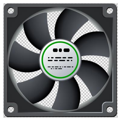 دانلود فایل ترانسپرنت و دوربری شده فن کامپیوتر با پسوند png