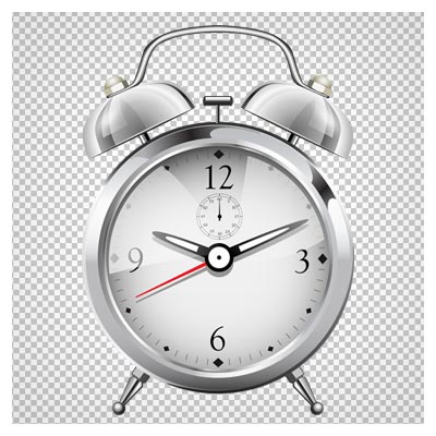 تصویر png ساعت رومیزی قدیمی استیل بدون پس زمینه