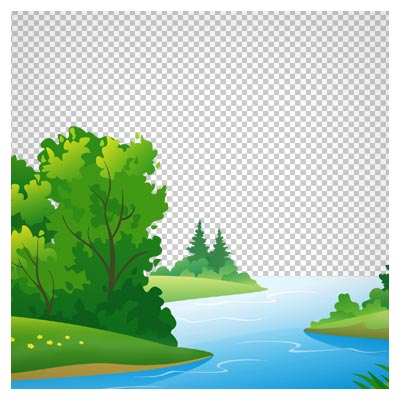 دانلود رودخانه و طبیعت با فرمت png به صورت فایل ترانسپرنت