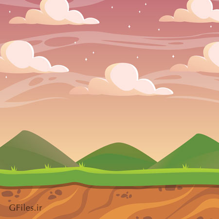 دانلود وکتور پس زمینه بازی (Game Vector Background) ارائه شده با دو فرمت eps و ai
