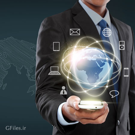 تصویر با کیفیت با موضوع تکنولوژی ، تلفن همراه و کسب و کار