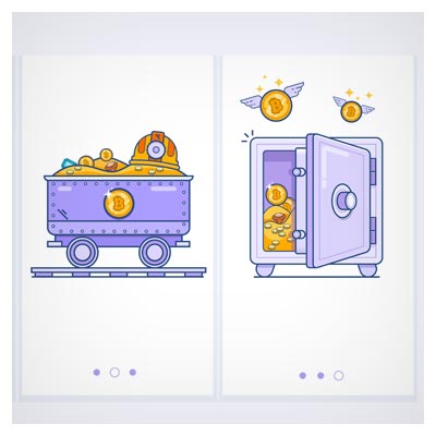 دانلود وکتور لایه باز با طراحی Flat با موضوع پرداخت وجه ، طلا و انتقال وجه