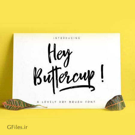 دانلود رایگان فونت دستنویس (مرکب) HeyButtercup!Extras